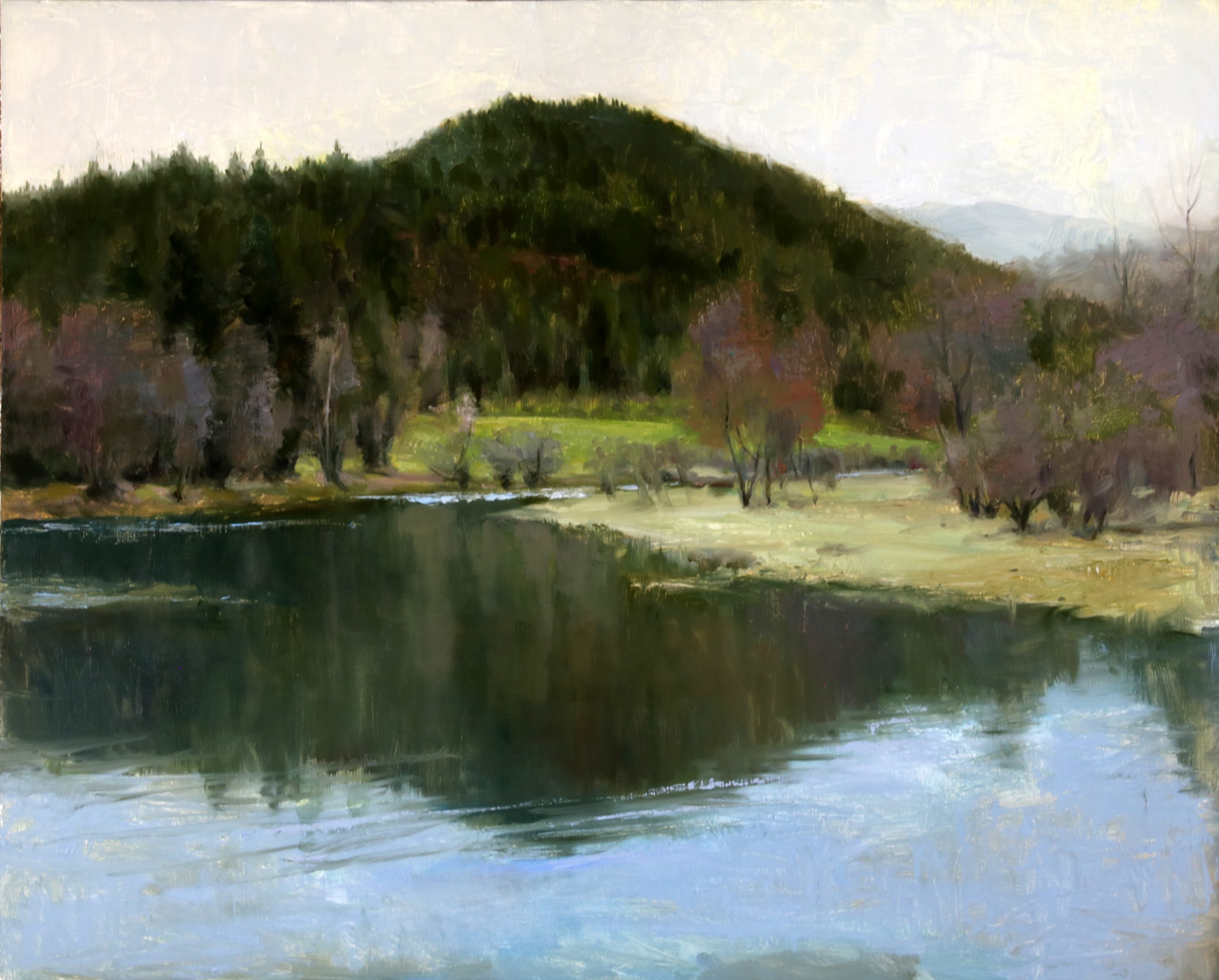 "Early Spring Reflection" 16x20 Oil/Board