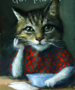 "Got Milk?" Oil/Board