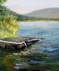 "Beached Dock" Oil/Board