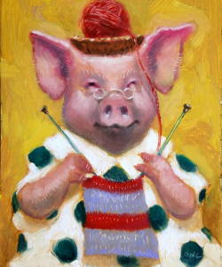"Ham String" Oil/Board