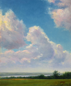 "Summer On Seneca" Oil/Board