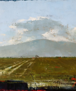 "Sky Meets Land" Oil/Board