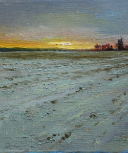 "Winter Sleep" 8x10 Oil/Board