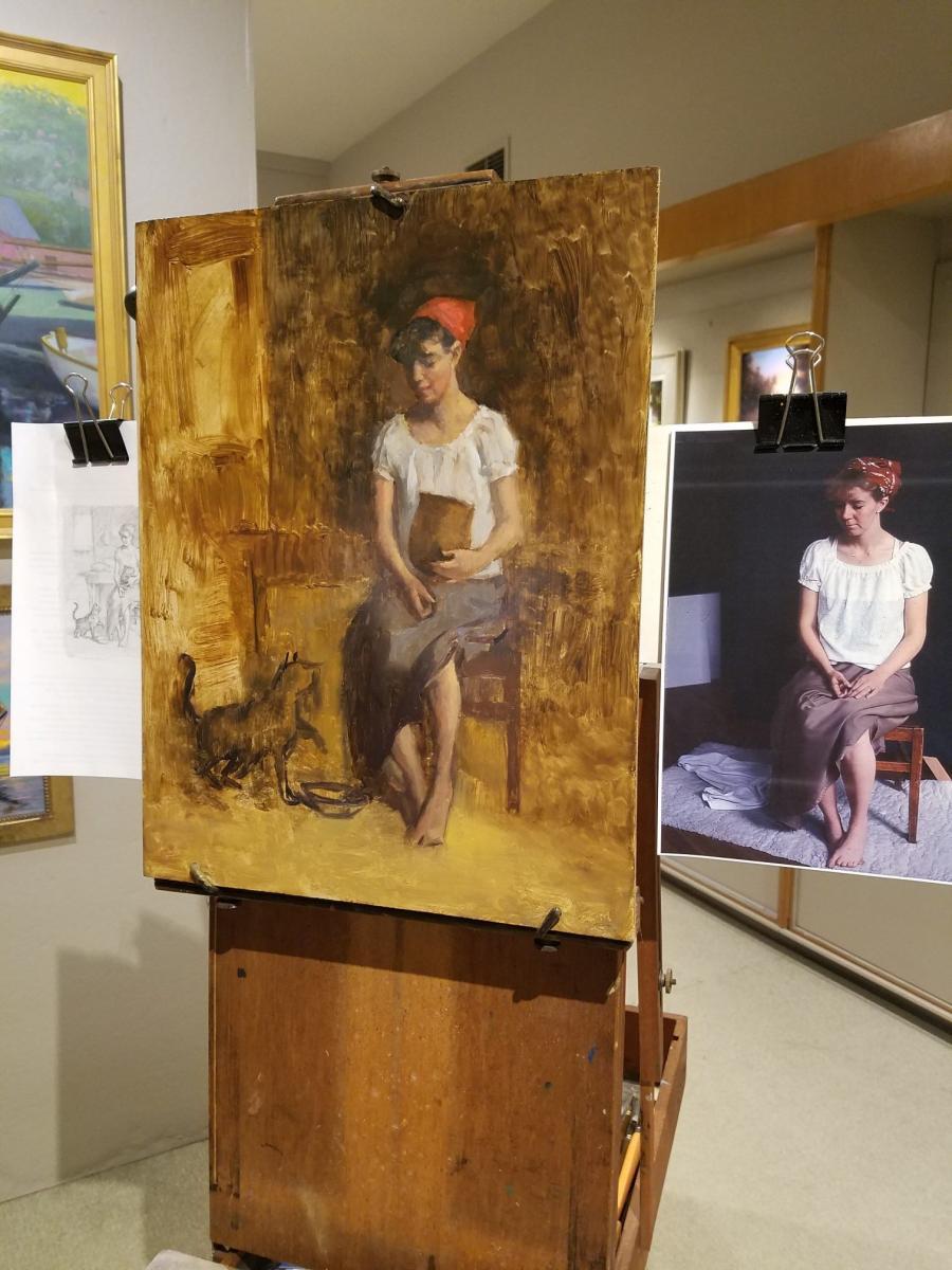 Most of the elements are completed and my three hour demo comes to a close.
