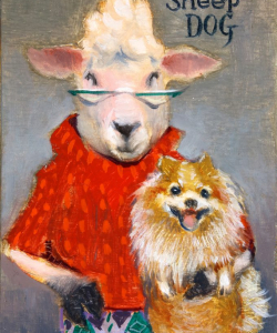 "Sheep Dog" Oil/Board